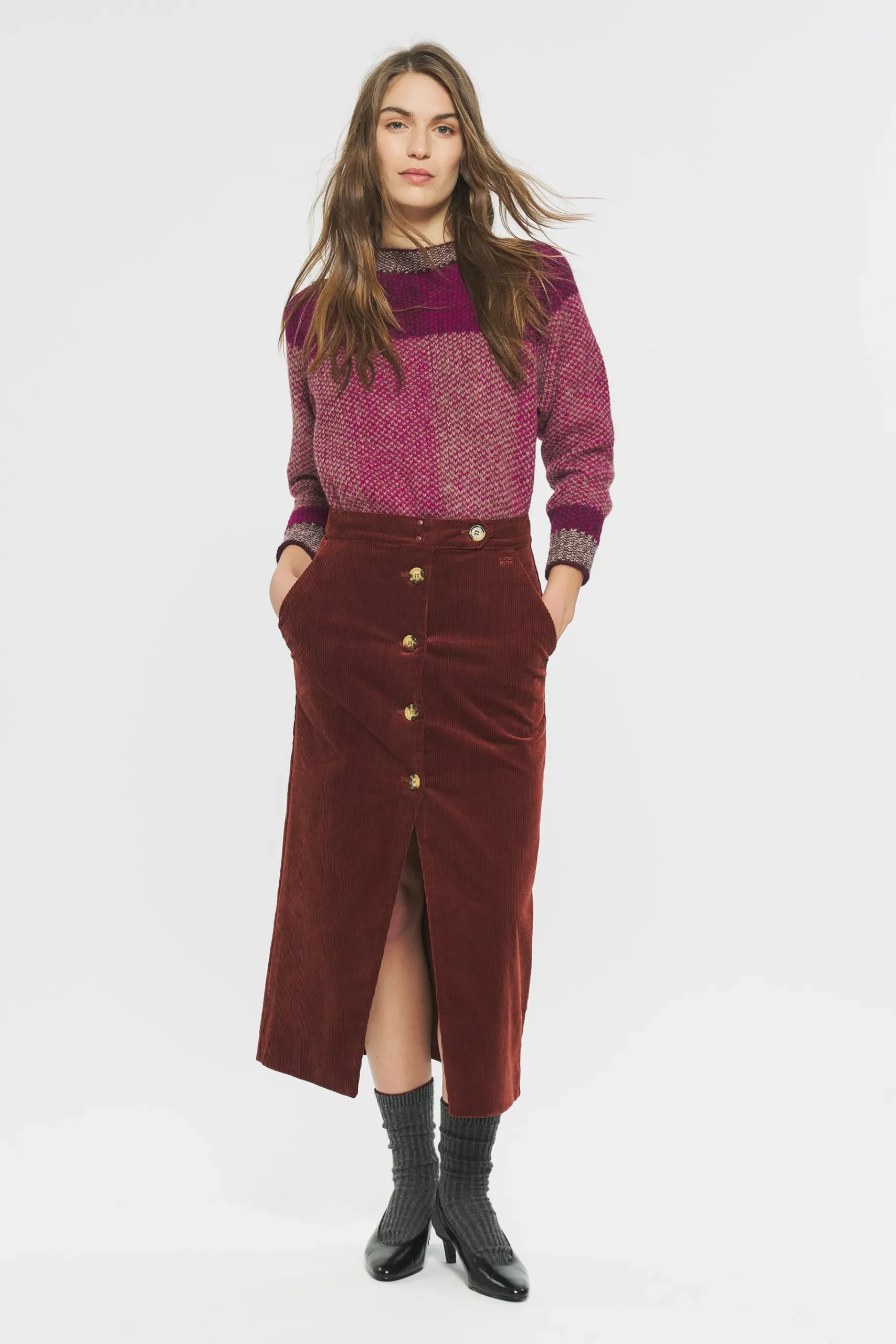 ANTIK BATIK Tildo Skirt Red Online