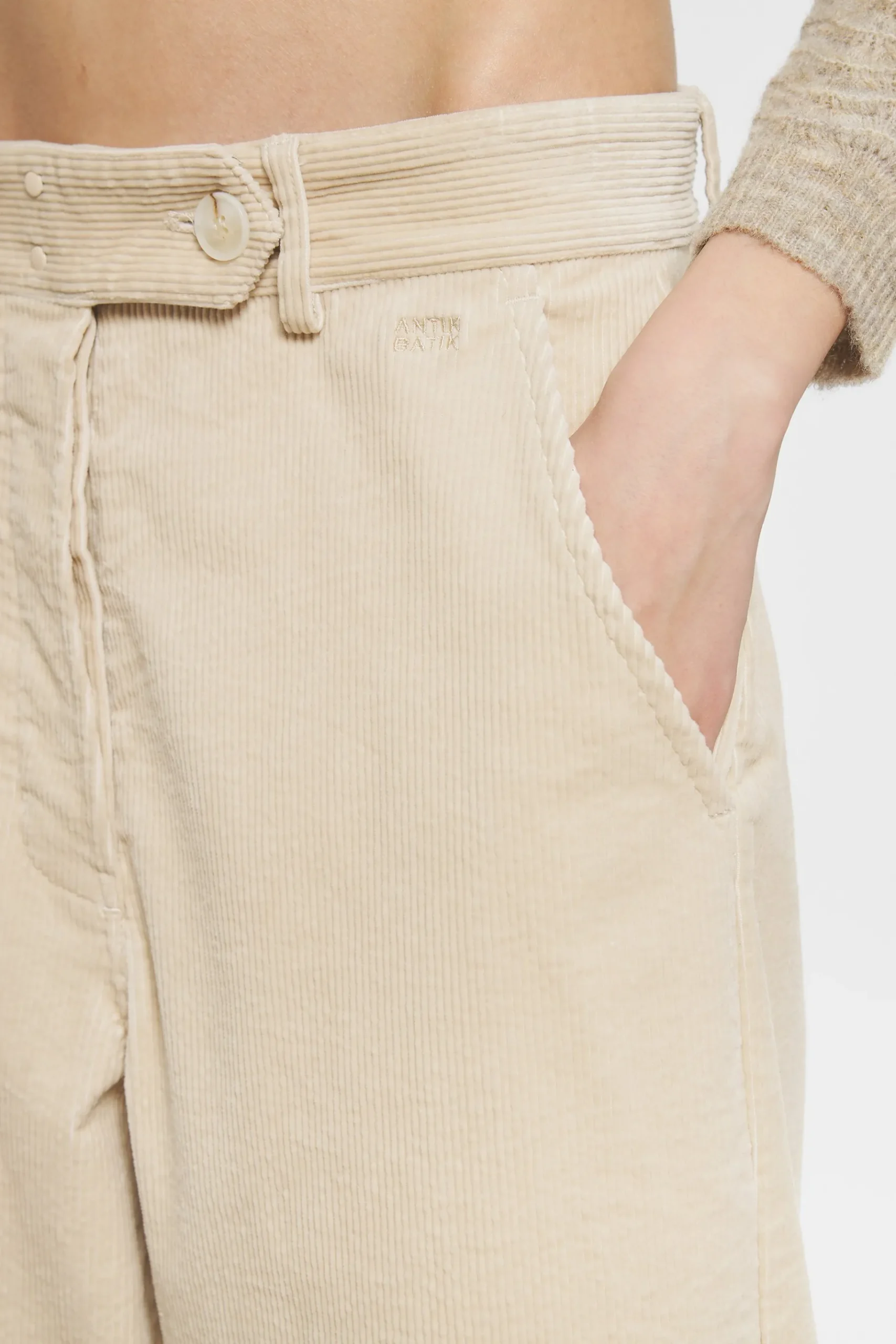 ANTIK BATIK Tildo Trousers Cream Sale