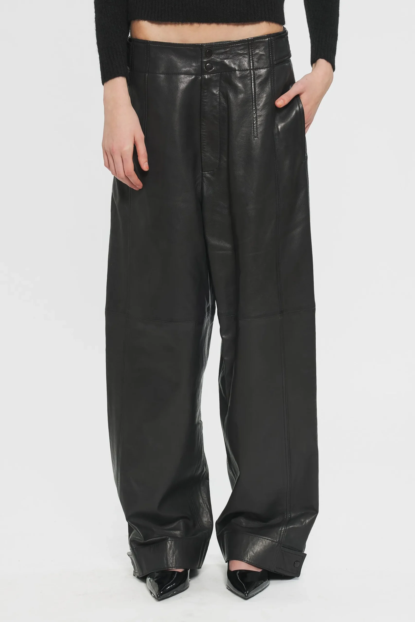 ANTIK BATIK Tom Leather Trousers Cheap