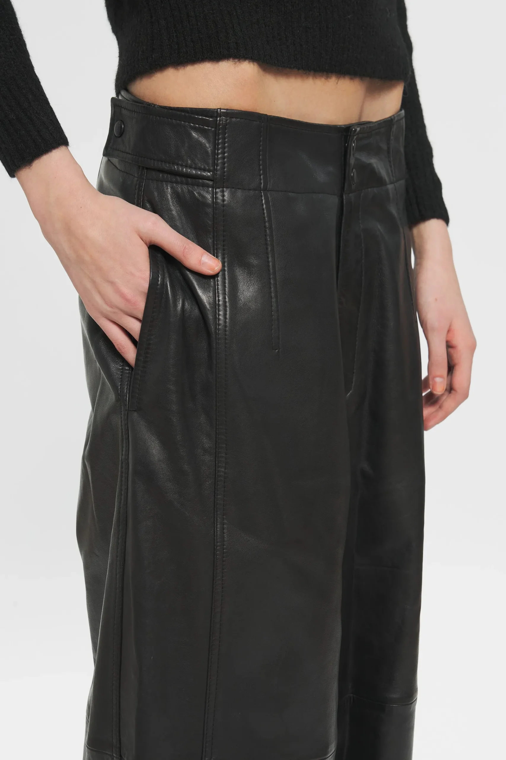 ANTIK BATIK Tom Leather Trousers Cheap