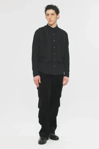 ANTIK BATIK William Gilet Men Black Best Sale