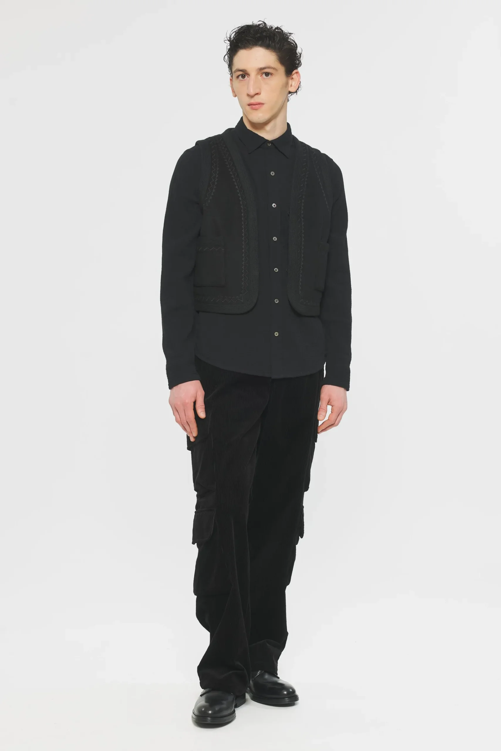 ANTIK BATIK William Gilet Men Black Best Sale