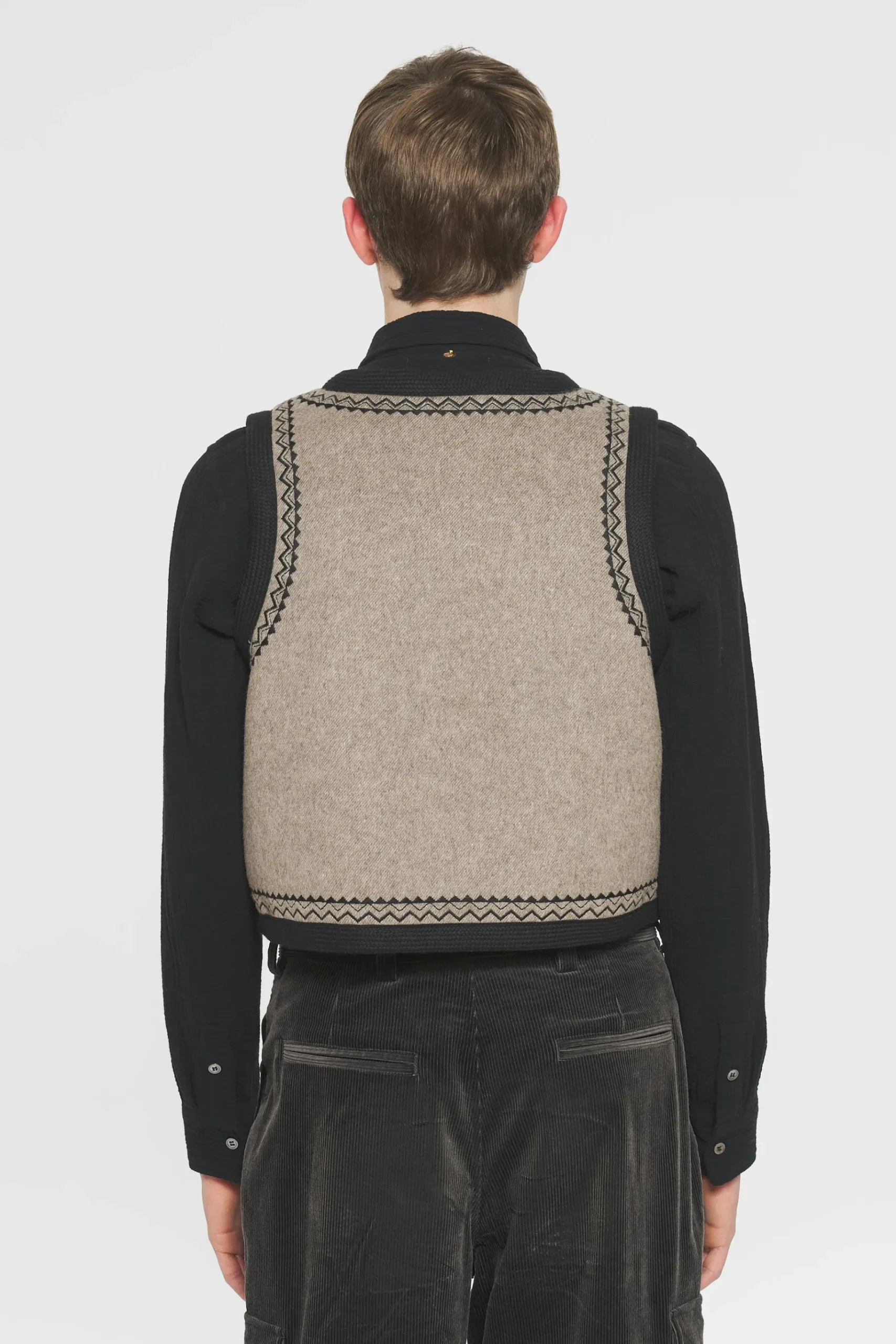 ANTIK BATIK William Gilet Men Grey Fashion