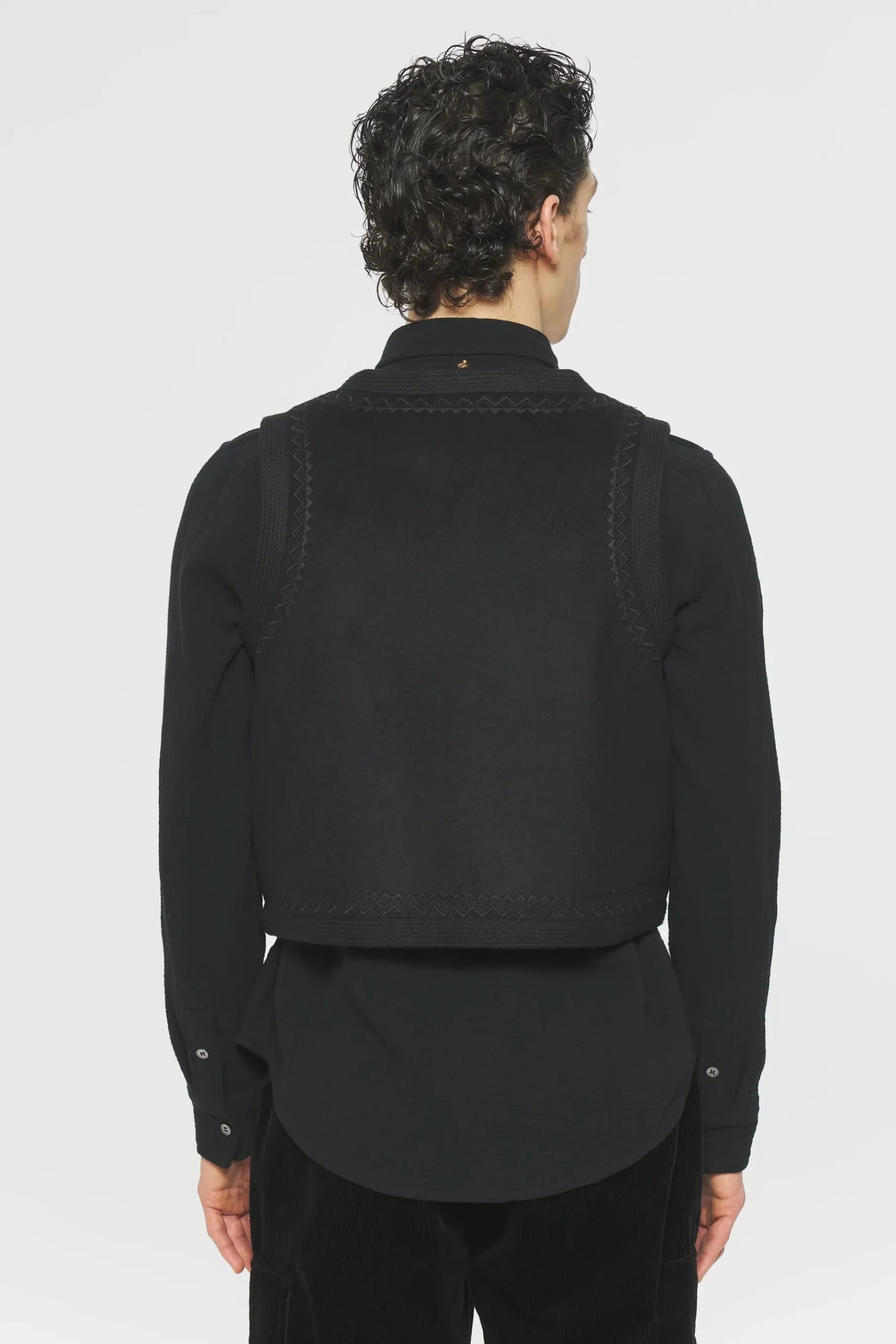 ANTIK BATIK William Gilet Men Black Best Sale