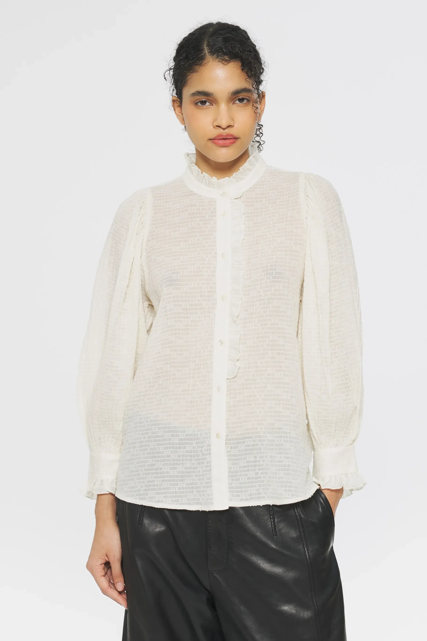ANTIK BATIK Yvette Blouse Cream Best