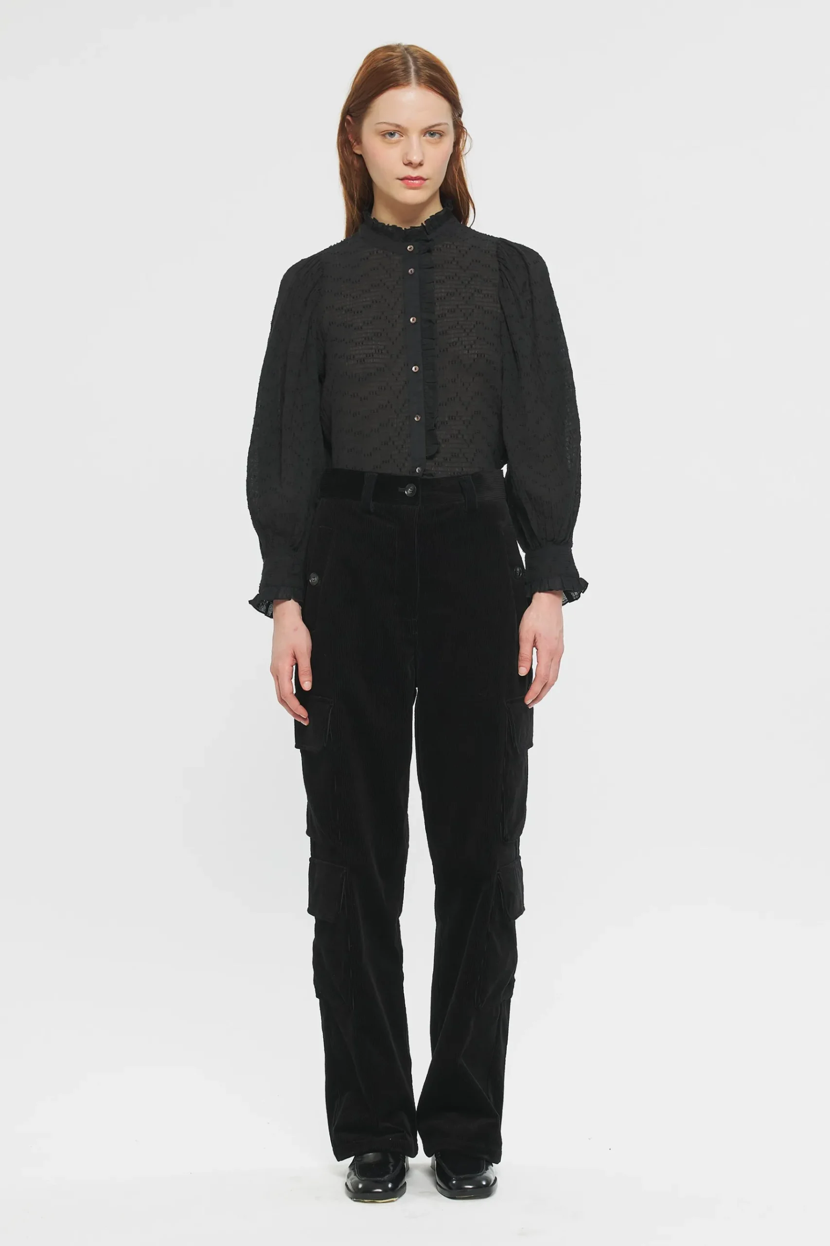 ANTIK BATIK Yvette Blouse Black Store