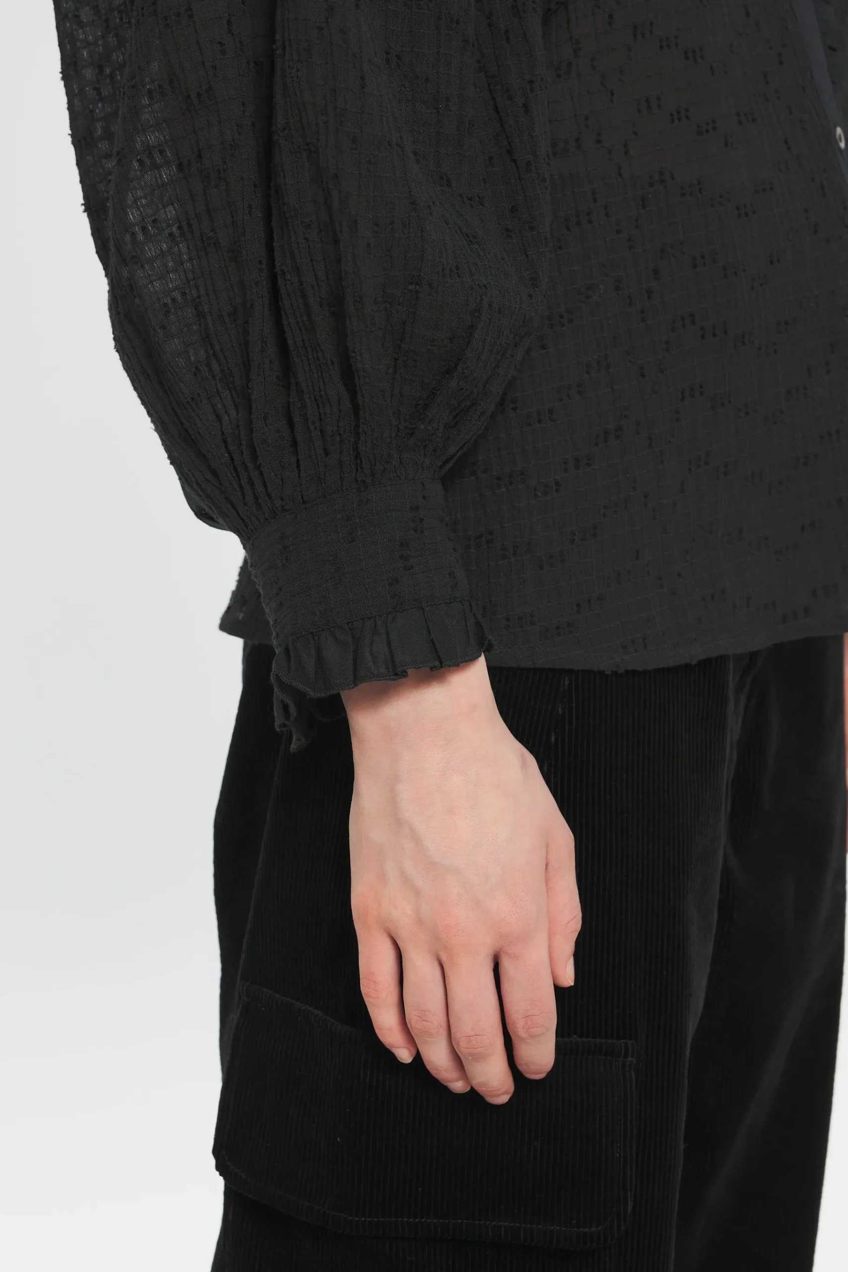 ANTIK BATIK Yvette Blouse Black Store