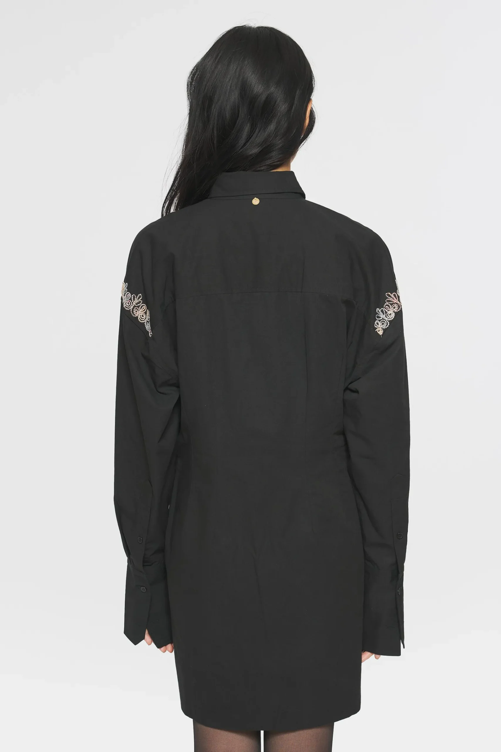 ANTIK BATIK Ziggy Embroidered mini dress Black Best