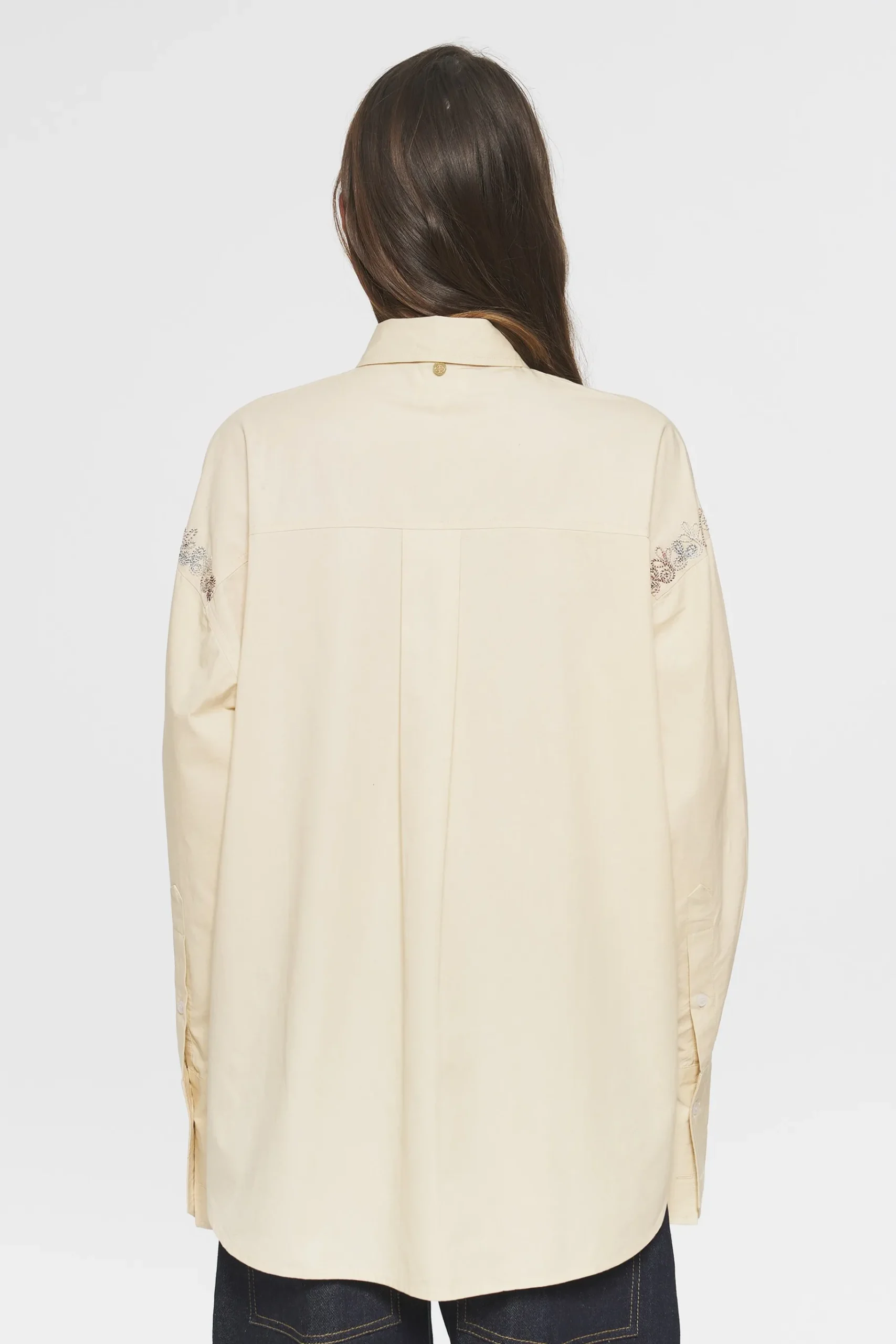 ANTIK BATIK Ziggy Embroidered tunic Cream Cheap